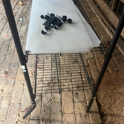 Two Metal Shelving Units (G-MG)