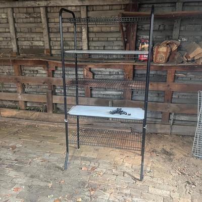 Two Metal Shelving Units (G-MG)