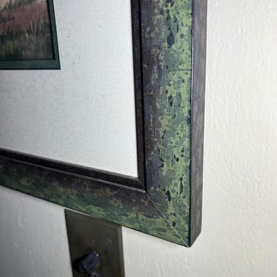Signed Modern Ranch Home Painting (DR-RG)