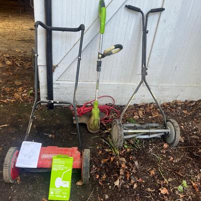 Craftsman & American Push Mower & Greenworks String Trimmer (G-MG)