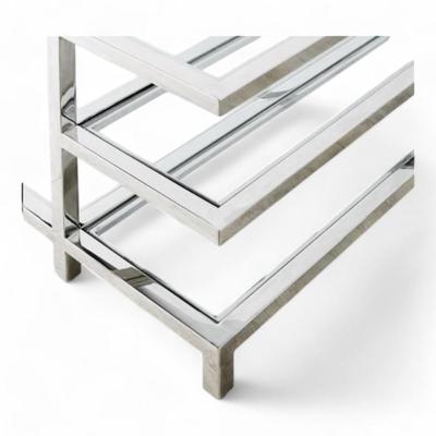 Williams Sonoma Tribeca Coffee Table Chrome And Glass