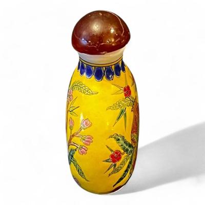 Fabulous Collection of 5 Snuff Bottles, Set of 5 Assorted Hand Made, Asian Antiques, Decor, Gift