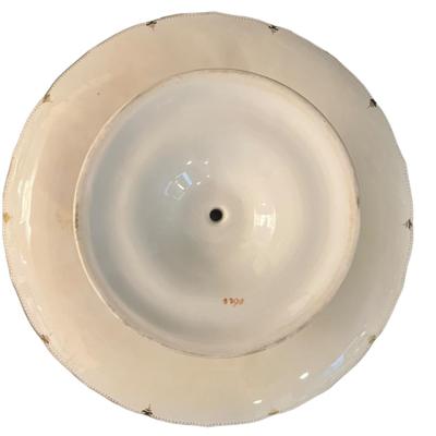 Set of 2 George Jones Hummingbird and Rose Plates (Late 19th Century)