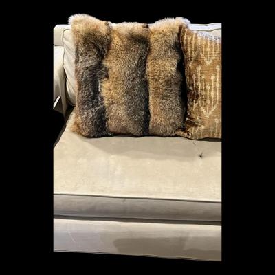 Faux Fur Decorative Accent Pillow