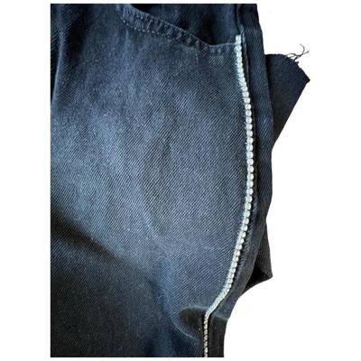 ZARA Black Diamond Studded Jeans, Straight Full Length, New with Tags, Size 32
