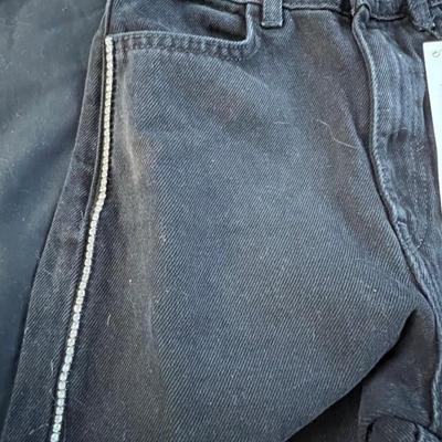 ZARA Black Diamond Studded Jeans, Straight Full Length, New with Tags, Size 32