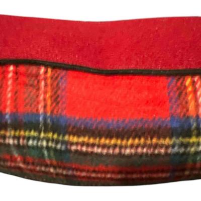 Charles Gellen Luxury Irish Wool Decorative Accent Pillow, Christmas Decorative Pillow