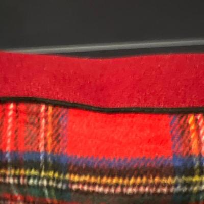 Charles Gellen Luxury Irish Wool Decorative Accent Pillow, Christmas Decorative Pillow