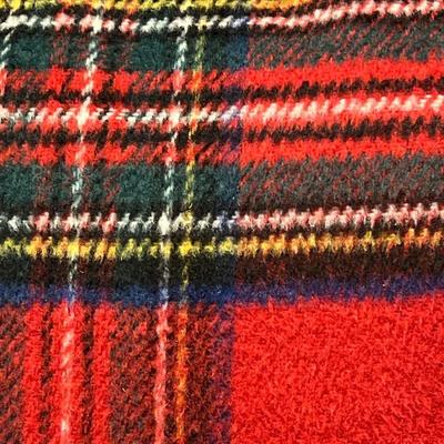 Charles Gellen Luxury Irish Wool Decorative Accent Pillow, Christmas Decorative Pillow