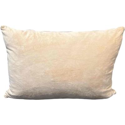 Luxury Tapestry Lumbar Pillow by Rolande Du Dreuilh French Designer -  Nude Reindeer Motif, Christmas Decorative Pillow