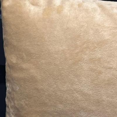 Luxury Tapestry Lumbar Pillow by Rolande Du Dreuilh French Designer -  Nude Reindeer Motif, Christmas Decorative Pillow