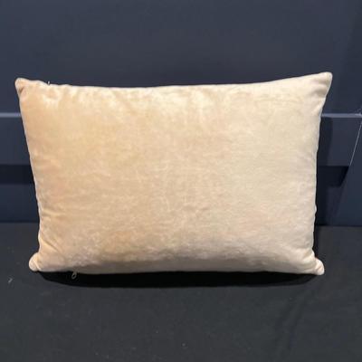 Luxury Tapestry Lumbar Pillow by Rolande Du Dreuilh French Designer -  Nude Reindeer Motif, Christmas Decorative Pillow