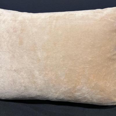 Luxury French Tapestry Lumbar Pillow by Rolande Du Dreuilh French Designer -  Nude Color Skiing Motif, Christmas Decor Pillow