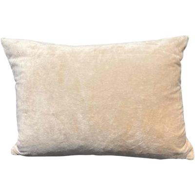 Luxury French Tapestry Lumbar Pillow by Rolande Du Dreuilh French Designer -  Nude Color Skiing Motif, Christmas Decor Pillow
