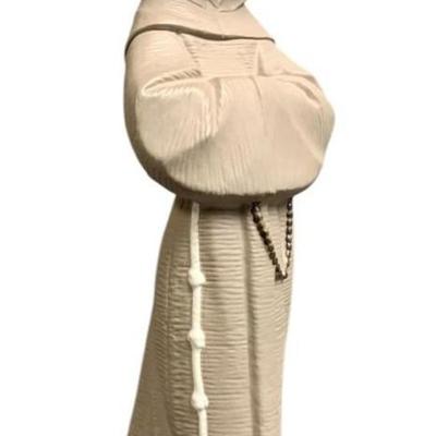 Rare Lladro Franciscan Monk Figure, Praying Monk
