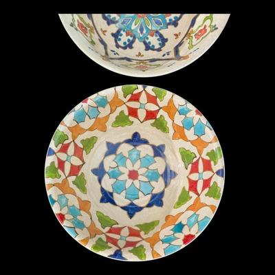 Iznik Williams Sonoma Melamine Large Dip Bowls Dinnerware, Set of 4, New
