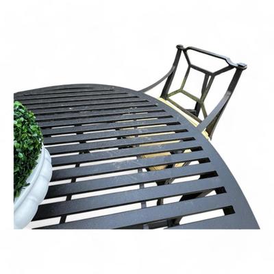 Restoration Hardware Outdoor Aluminum Dining Table and Chairs, Antibes Collection