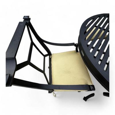 Restoration Hardware Outdoor Aluminum Dining Table and Chairs, Antibes Collection