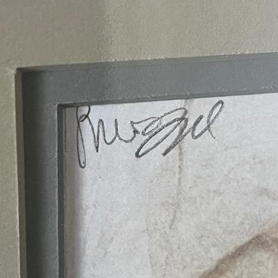 Pencil Signed Watercolor (B1-MG)