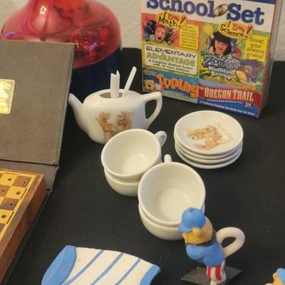 Miscellaneous miniature tea set plus