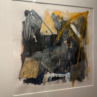 Framed Abstract Original Art (DR-MG)