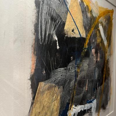 Framed Abstract Original Art (DR-MG)