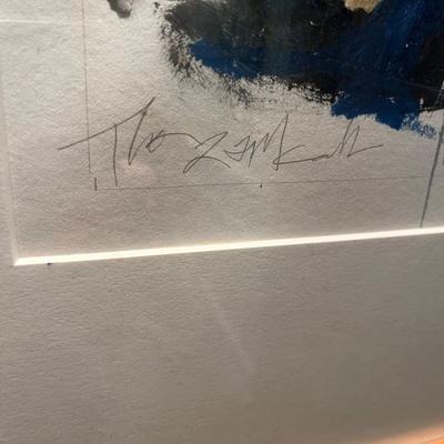 Framed Abstract Original Art (DR-MG)