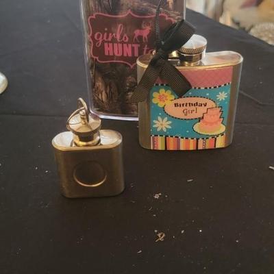 Glassware, shot glasses, copper mugs