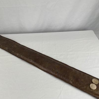 34” primitive metal tray