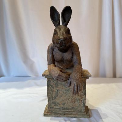 Two Piece Rabbit Sculpture (DR-MG)