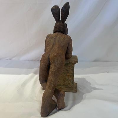 Two Piece Rabbit Sculpture (DR-MG)