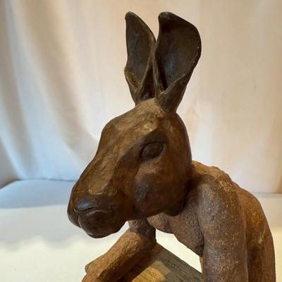 Two Piece Rabbit Sculpture (DR-MG)