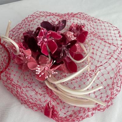 Vintage ladies hats and Chiffon scarf