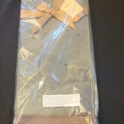 NIB 2 glass serving trays, oil dipping set, expresso cups