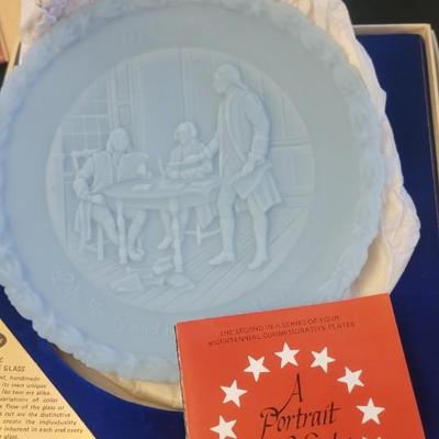 NIB A Portrait of liberty Plate, misc Cup of Tea