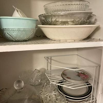 Cupboard full of kitchenware