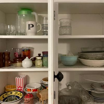 Cupboard full of kitchenware