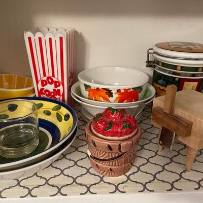 Cupboard full of kitchenware