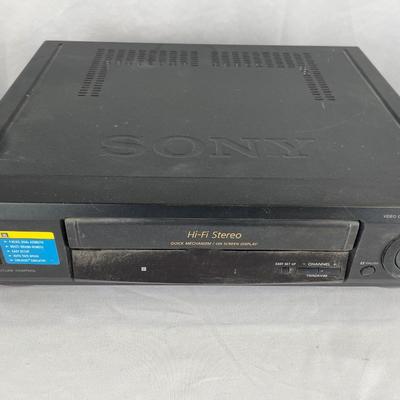 Sony VHS player with out remote