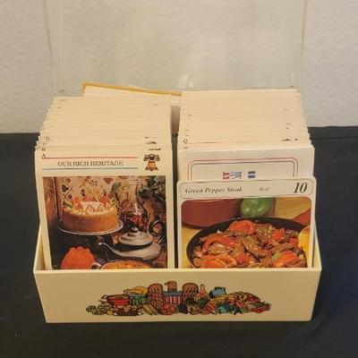 Assortment vintage cookbooks and receipes