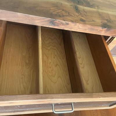 Cement & Solid Wood Entertainment Cabinet (D-MG)