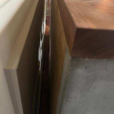 Cement & Solid Wood Entertainment Cabinet (D-MG)