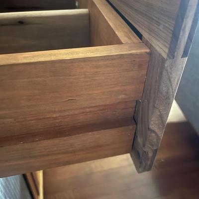 Cement & Solid Wood Entertainment Cabinet (D-MG)