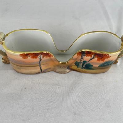 Antique handpainted Nippon spoon rest
