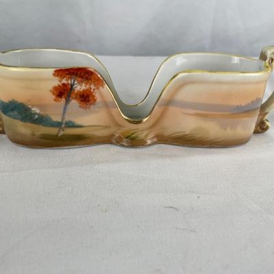 Antique handpainted Nippon spoon rest