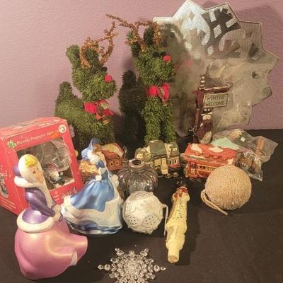 Ceramic carolers and other holiday