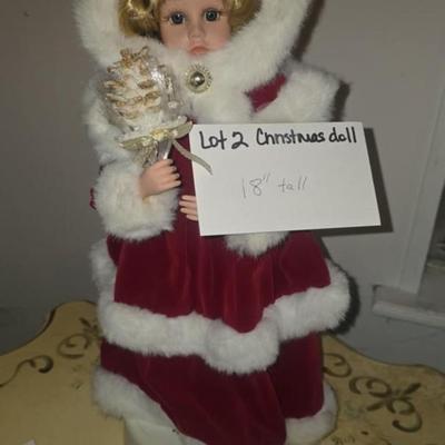 Christmas Victorian Style doll.