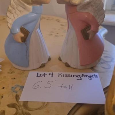 Ceramic Kissing Angels