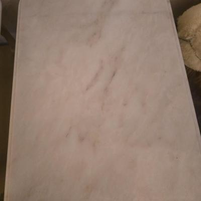 Pair of Marble top end tables.