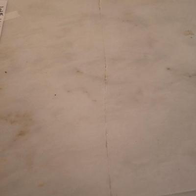 Pair of Marble top end tables.